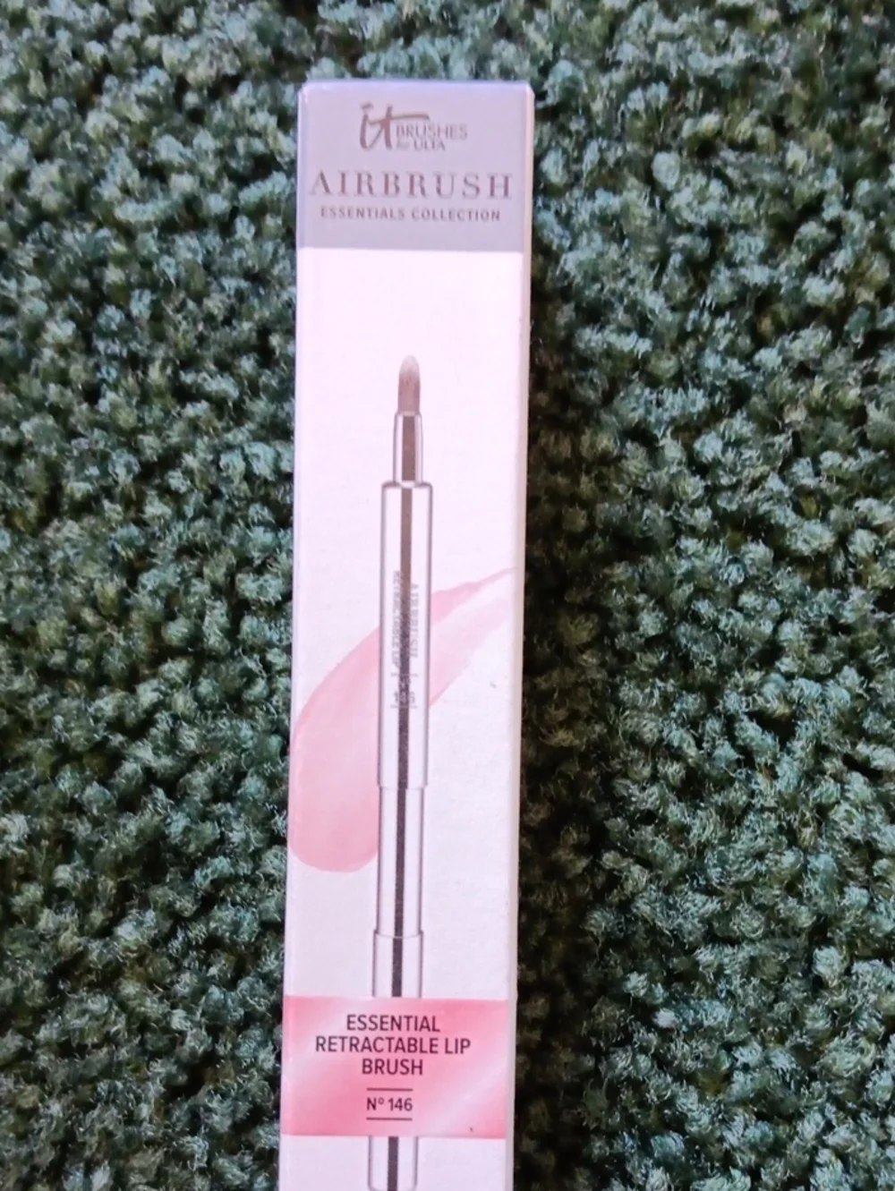 it cosmetics Airbrush Essential Retractable Lip Brush - Silver & Pink